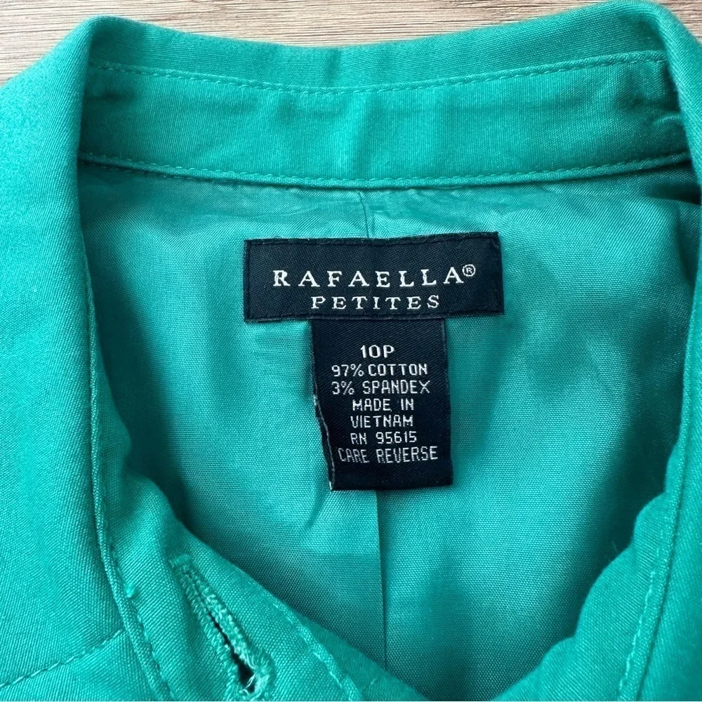 RAFAELLA Petites Green Jacket size 10p